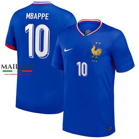 maillot Equipe De France Domicile EURO 2024 mbappe