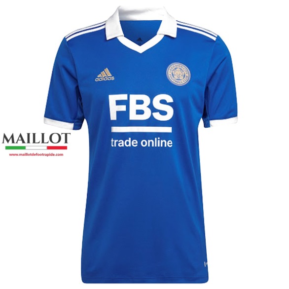 maillot leicester city domicile 2022/2023