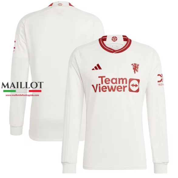 maillot manche longue manchester united third 2023/2024