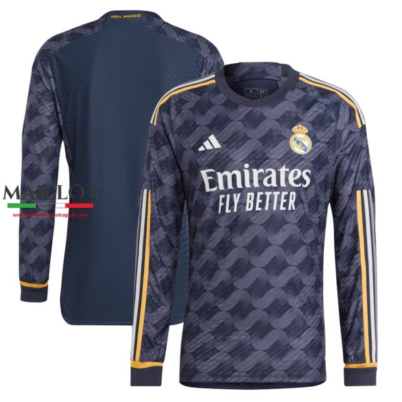 maillot manche longue real madrid exterieur 2023/2024