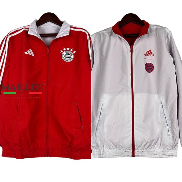 Ensemble survetement Bayern Munich 2023/2024 rouge blanc