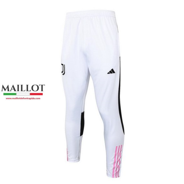Pantalon survetement Juventus 2023/2024 blanc rose