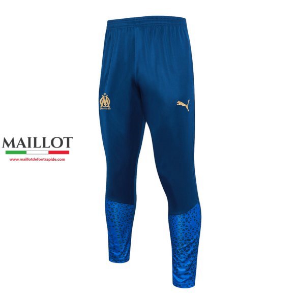Pantalon survetement Marseille 2023/2024 bleu